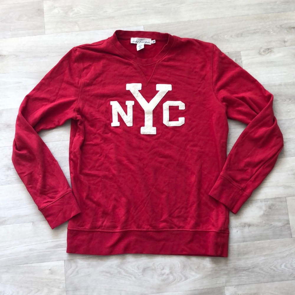 L.O.G.G. NYC Red Pullover Sweater